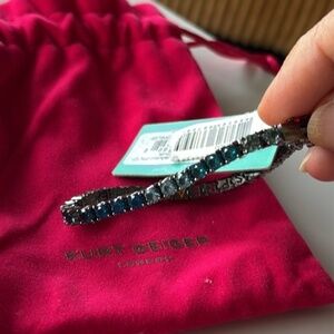 NWT Kurt Geiger different blue Ombra crystal tennis bracelet